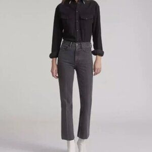 Rag & Bone Dylan Charcoal Kick Flare Jeans Size 25